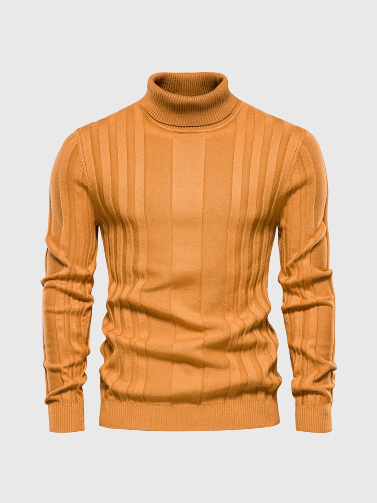 Striped Turtleneck Sweater for Men