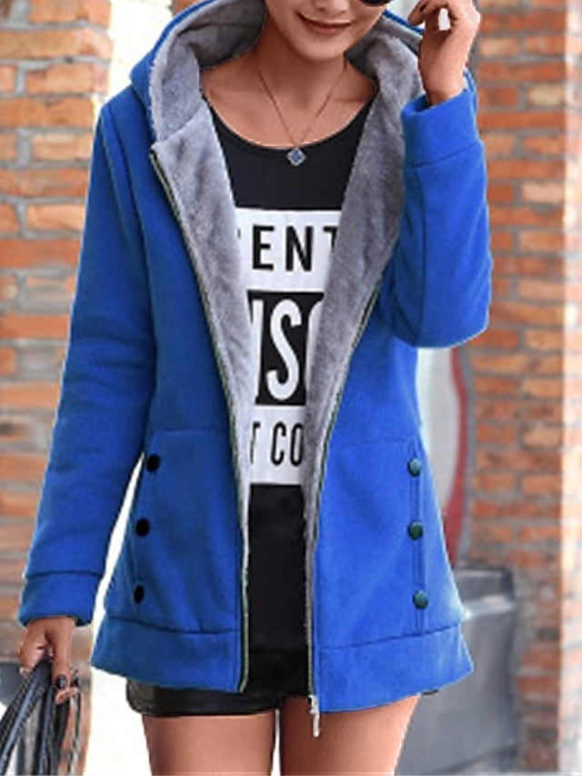 Warm Winter Dress Windproof Coat