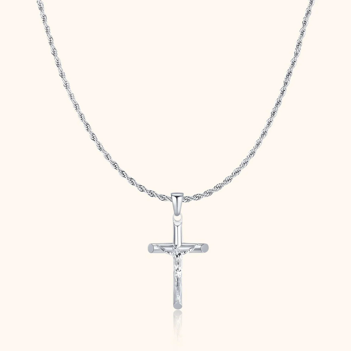 Men's Stainless Steel Cross Necklace