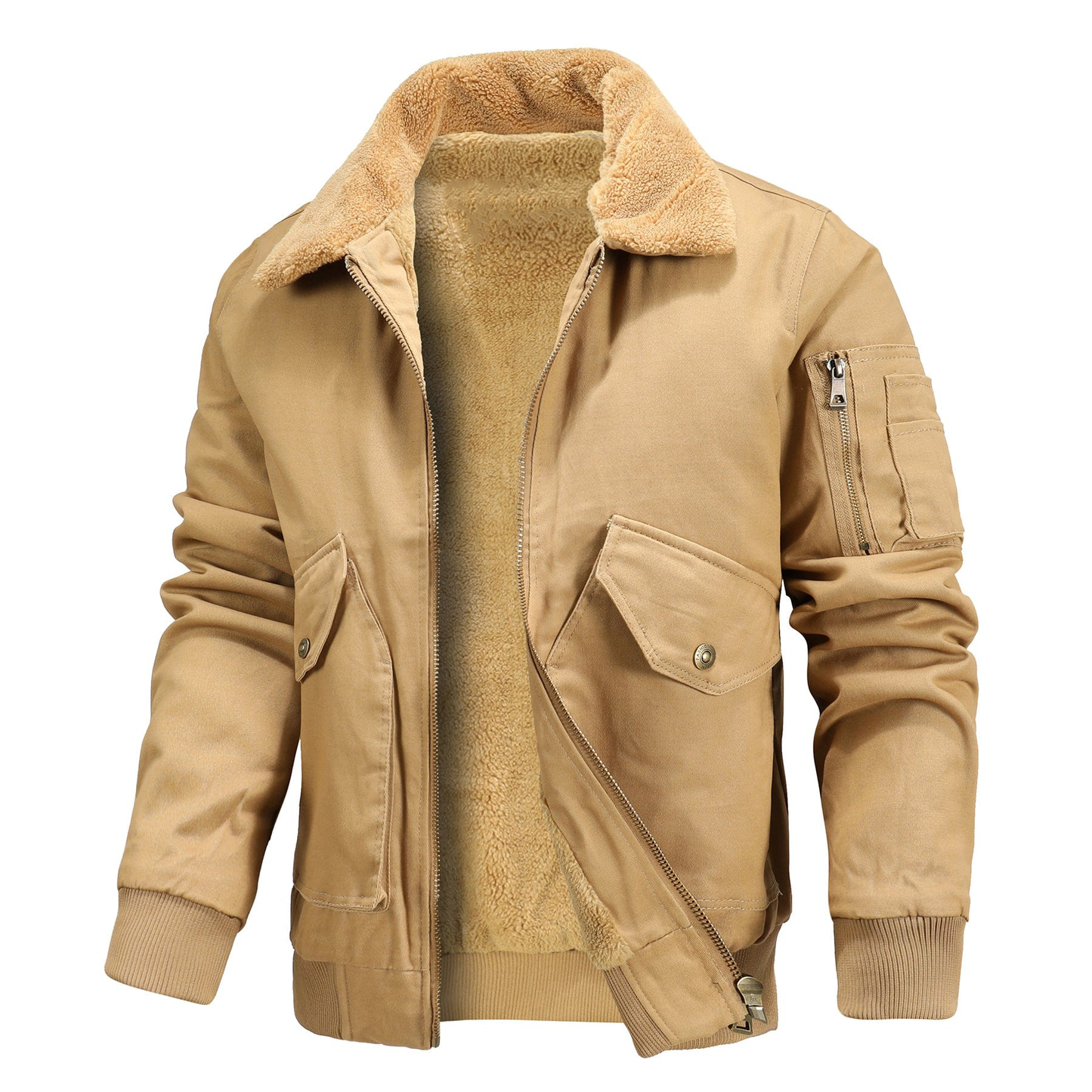 Stylish Sherpa Jacket Modern Women's Black