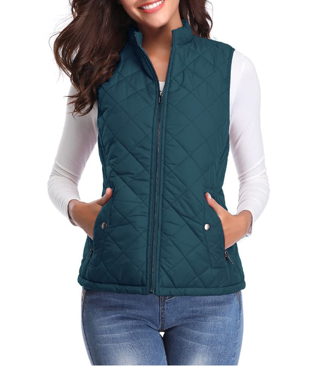 Women's Vest Elegant Lightly Padded