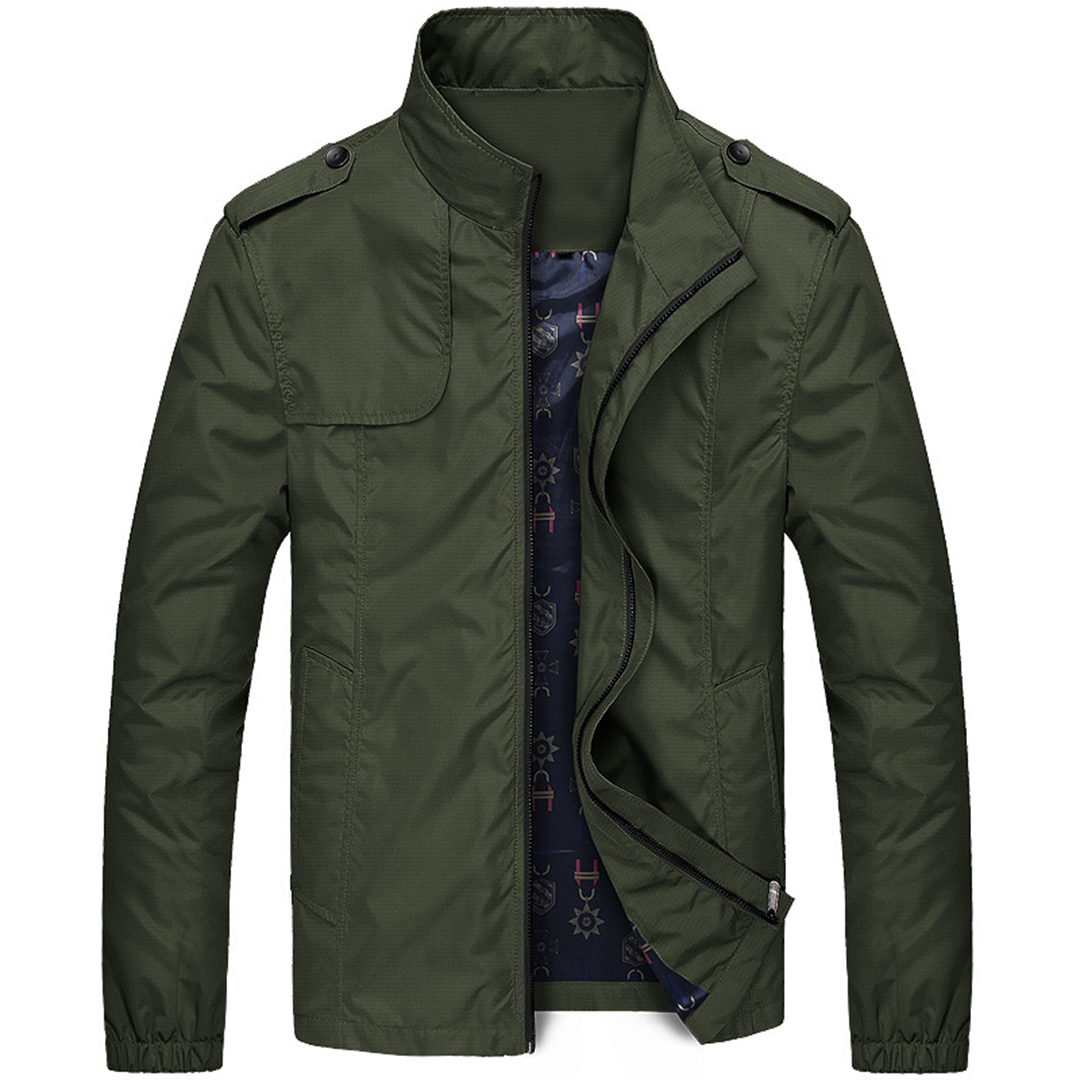 Lightweight Men's Summer Jacket Breathable Adjustable