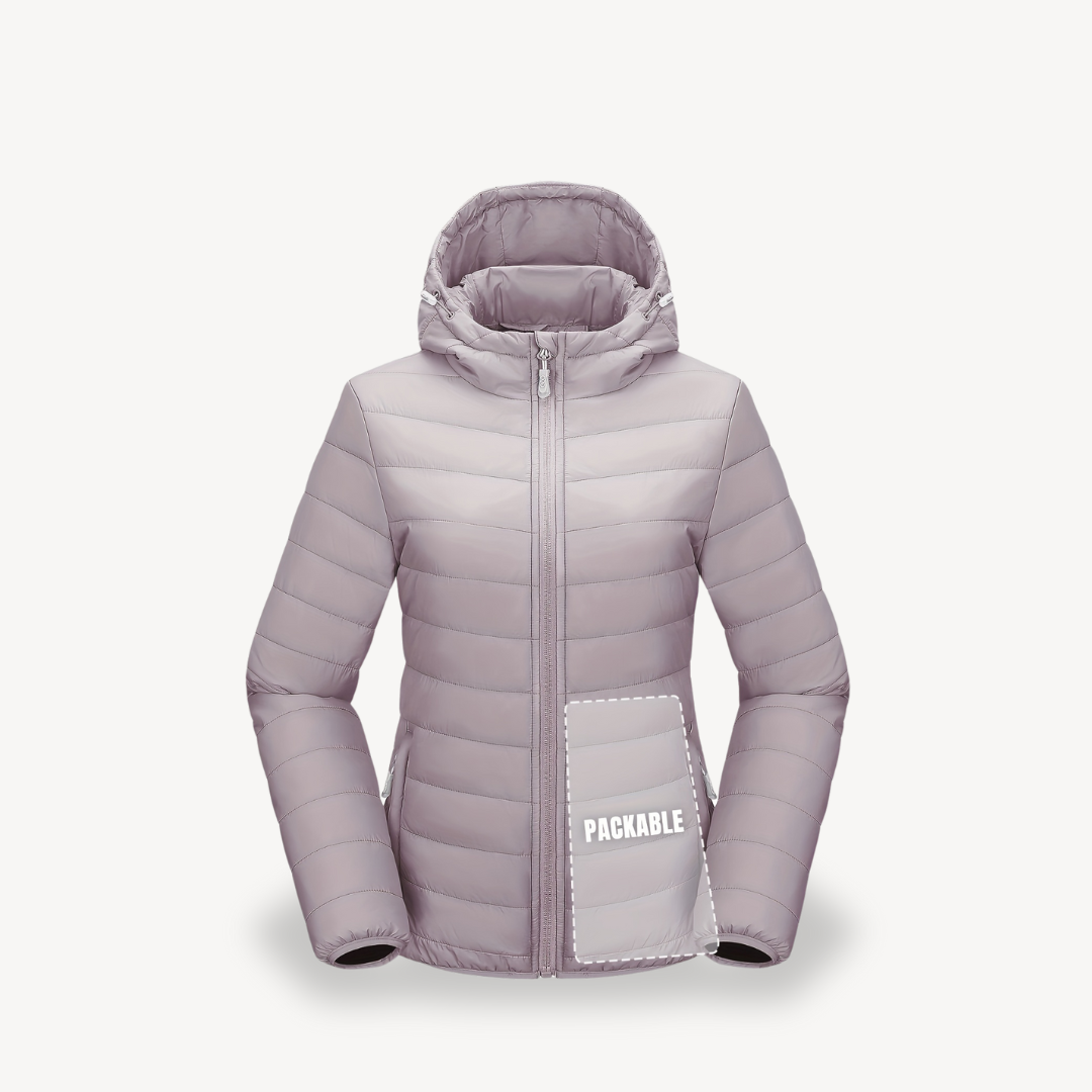 Women's Travel Puffer Jacket Hood Practical