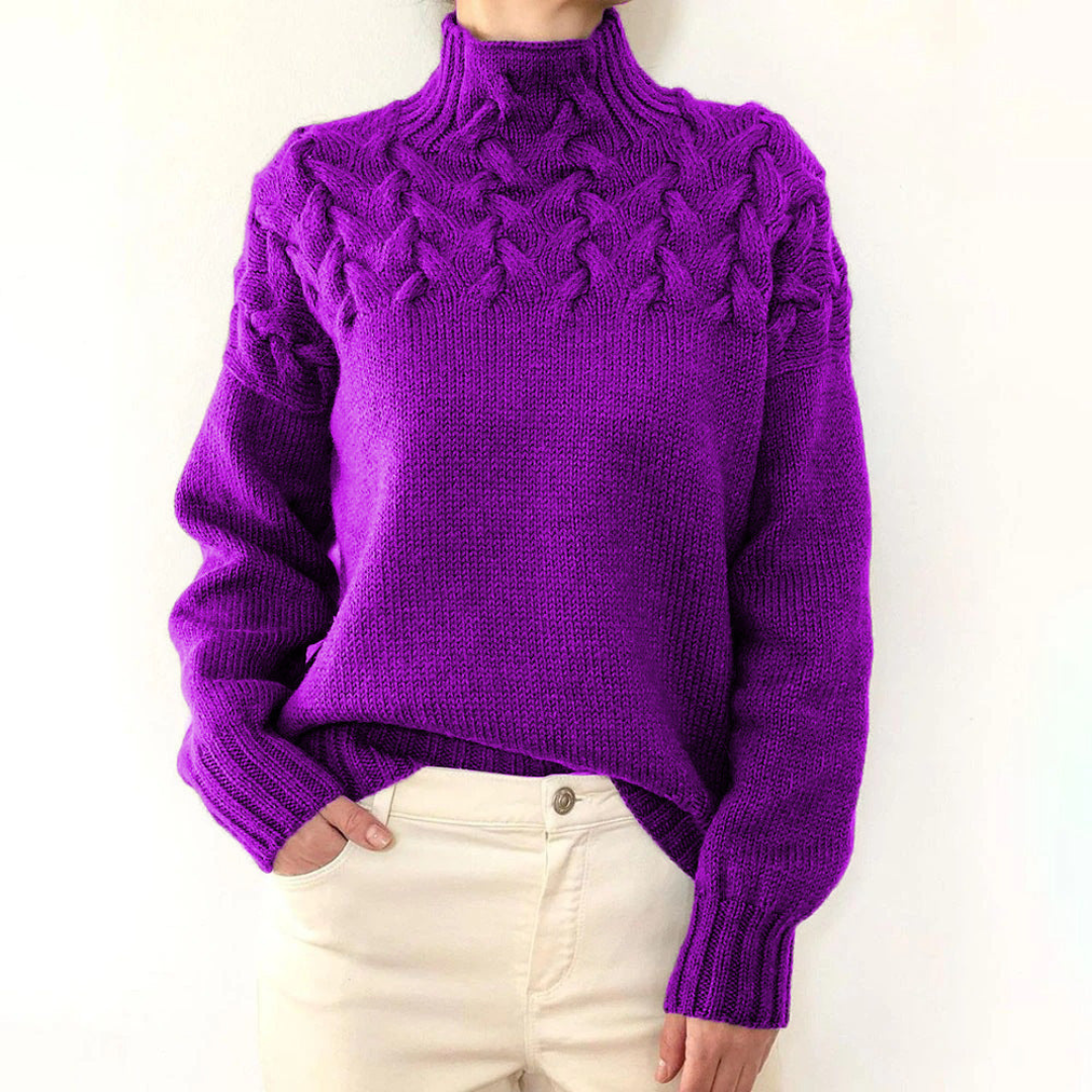 Soft Knitted Turtleneck Top