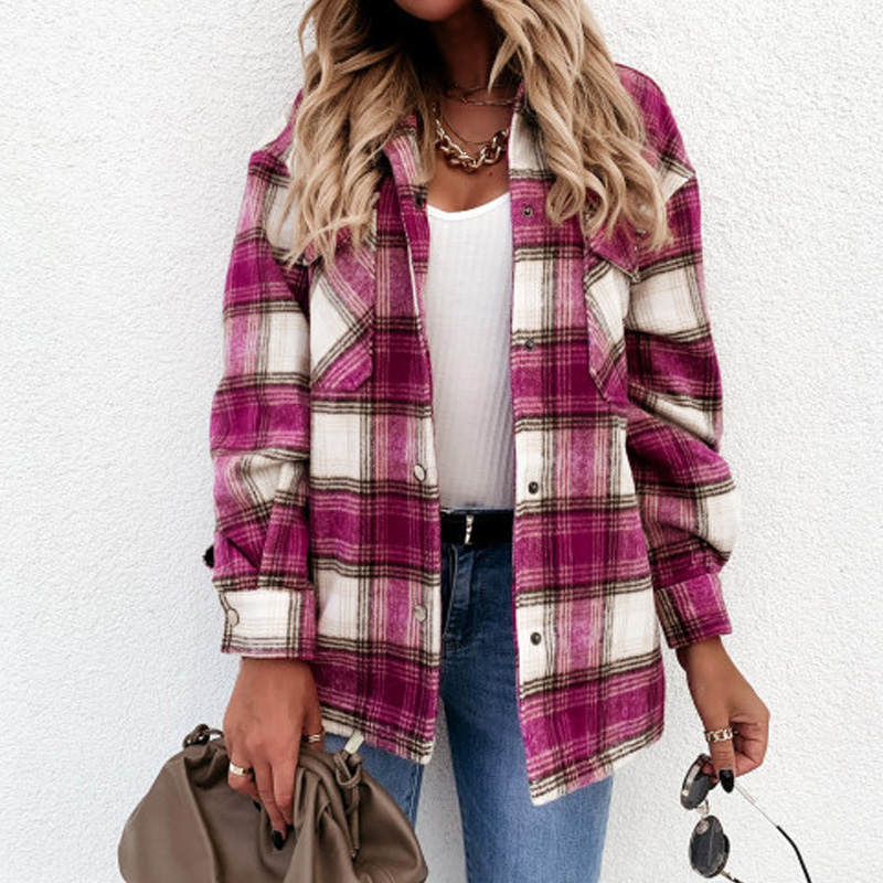 Soft Women's Flannel Jacket Modern