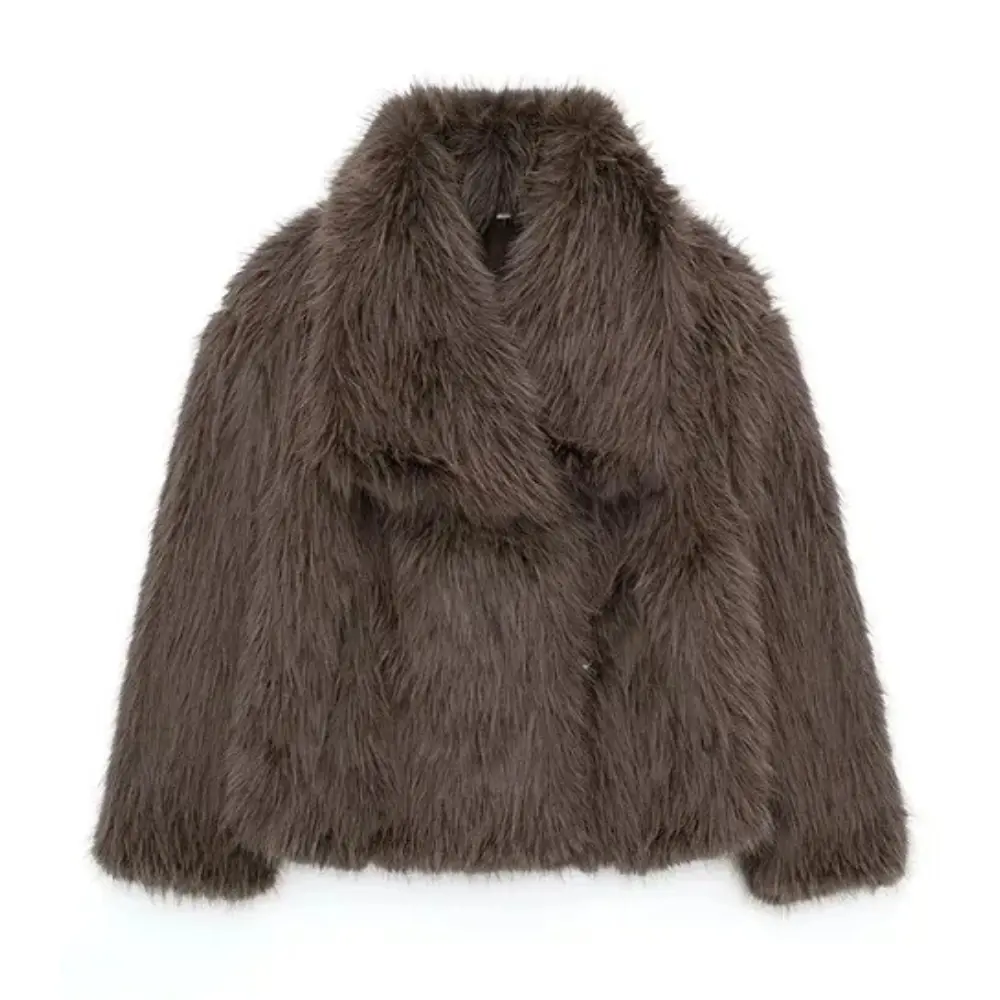 Women's Luxury Faux Fur Glamour Jacket