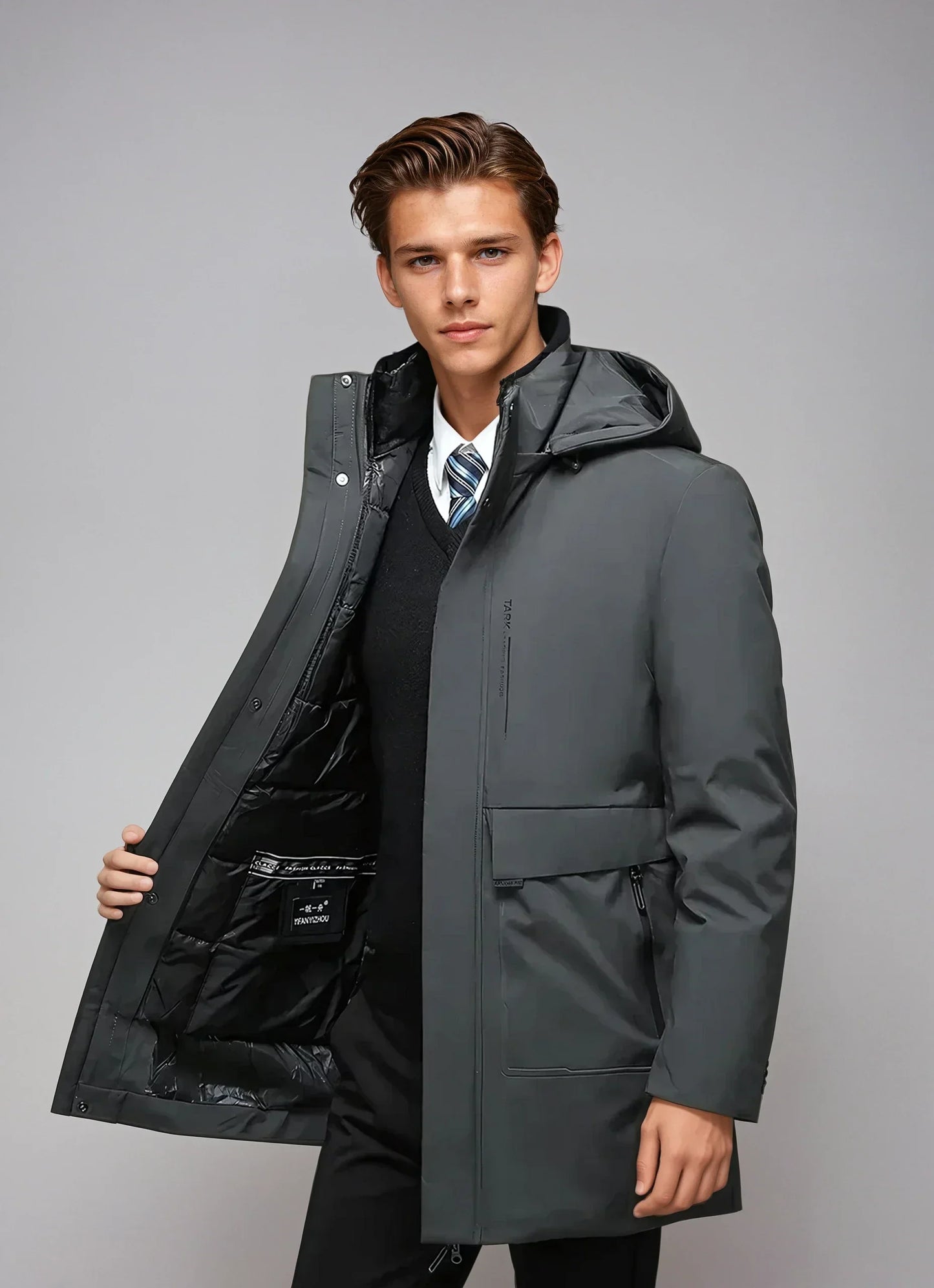Men's Spring Parka Weatherproof Waterproof
