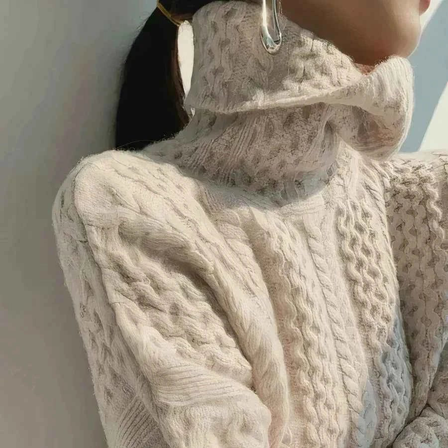 Oversized Roll-Neck Jumper Relaxed Fit