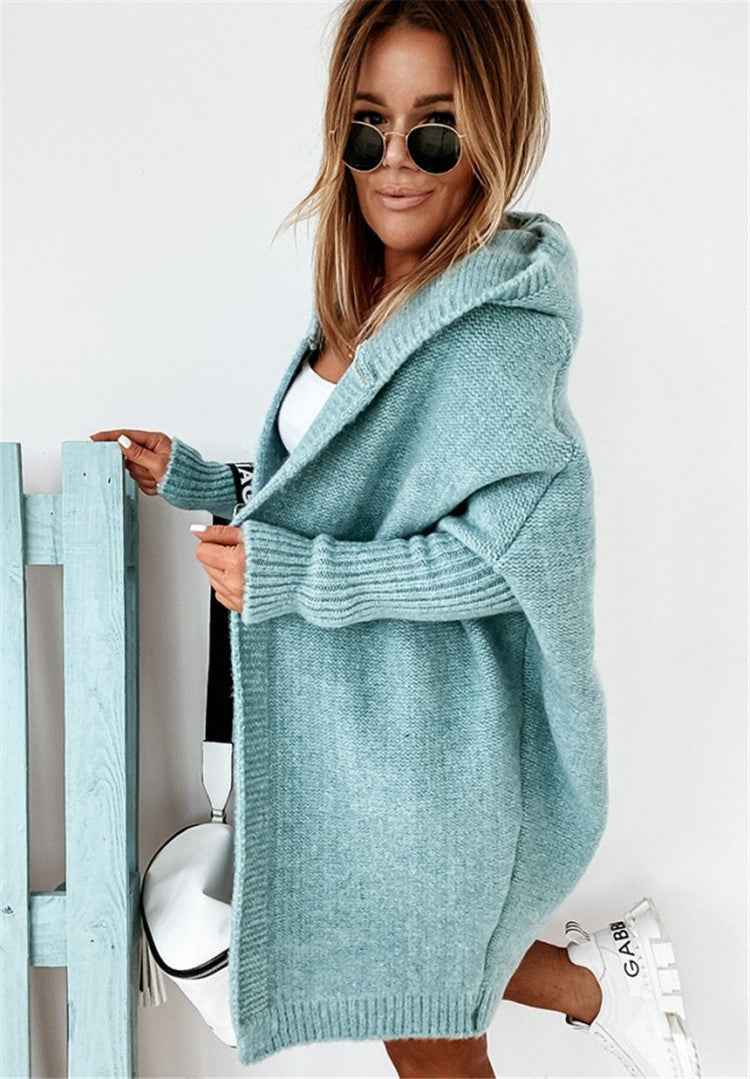 Oversized Hooded Cardigan