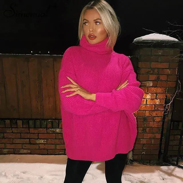 Women's Turtleneck Sweater Soft & Comfortable