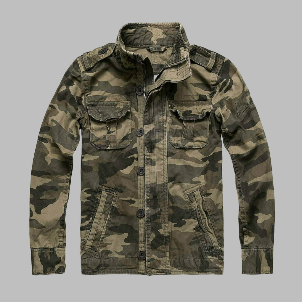 Tactical Military Jacket Camo Style