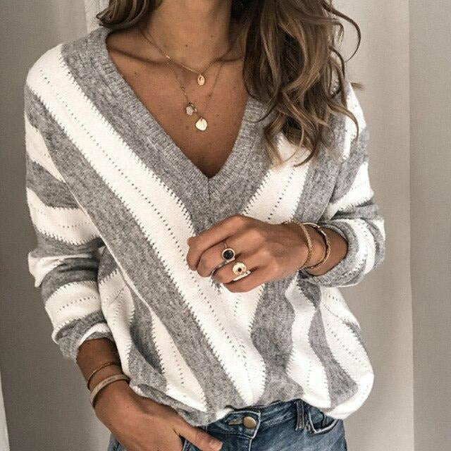 Comfortable knitted winter sweaters