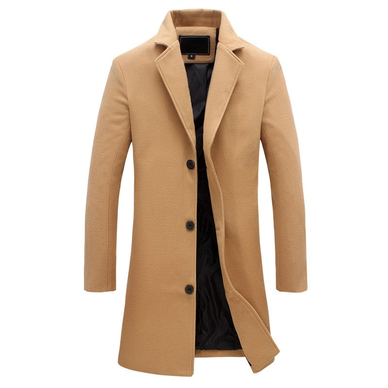 Men's Elegant Lapel Collar Coat