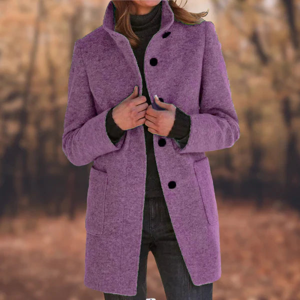 Women's Coat Buttons Elegant Fashionable