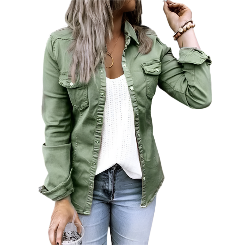 Modern Women's Trendy Denim Jacket