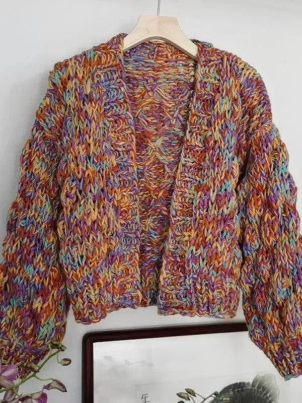 Frauen Strickpullover Weich Warm - IdealeKleiden