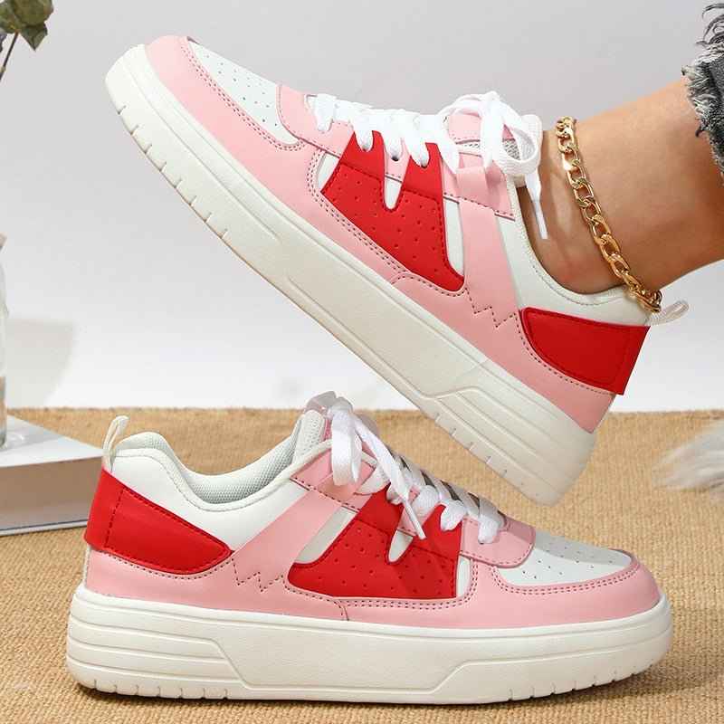 Ruby - Retro sneakers with chunky soles and colorful accents