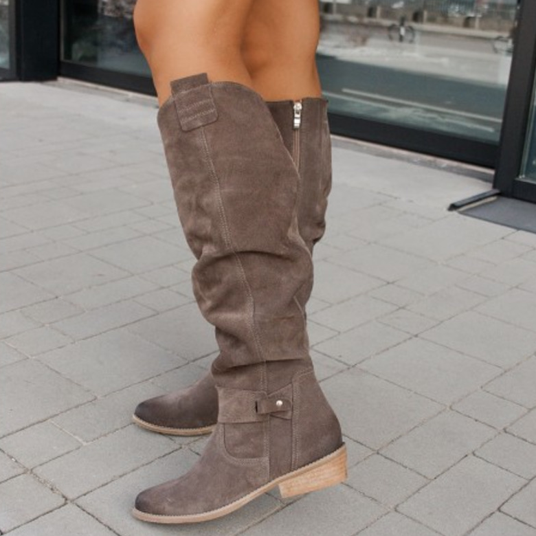 Elegant Women's Boots Non-slip Black