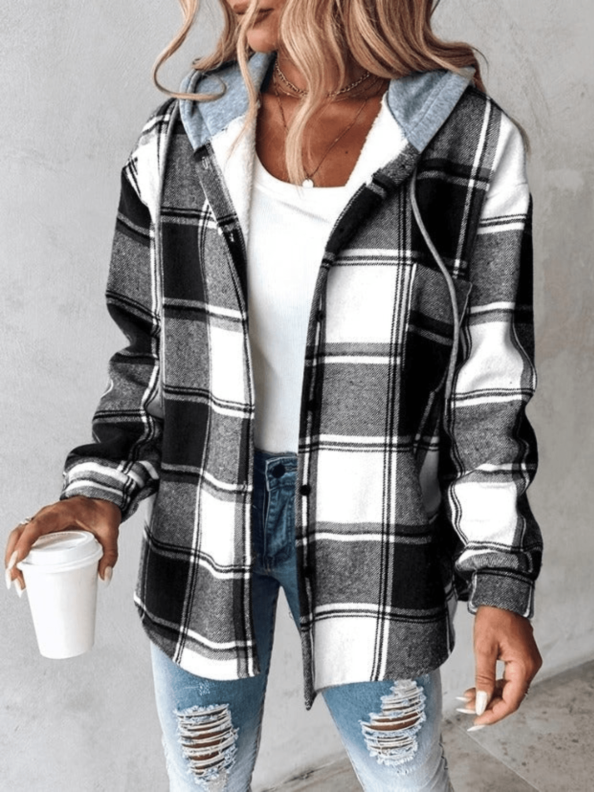 Fashionable Plaid Shirt for Women