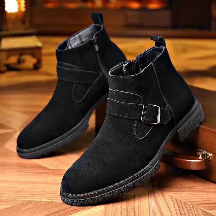 Men's Boots Laces Leather Shoe