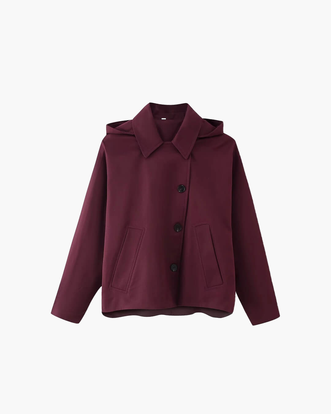 Stylish trench coat with hood