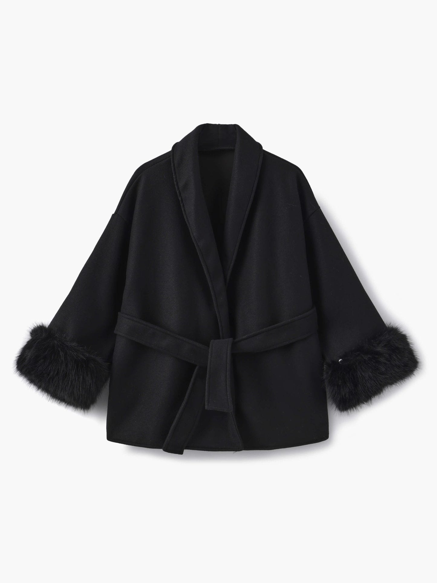 Luxury Faux Fur Coat Women