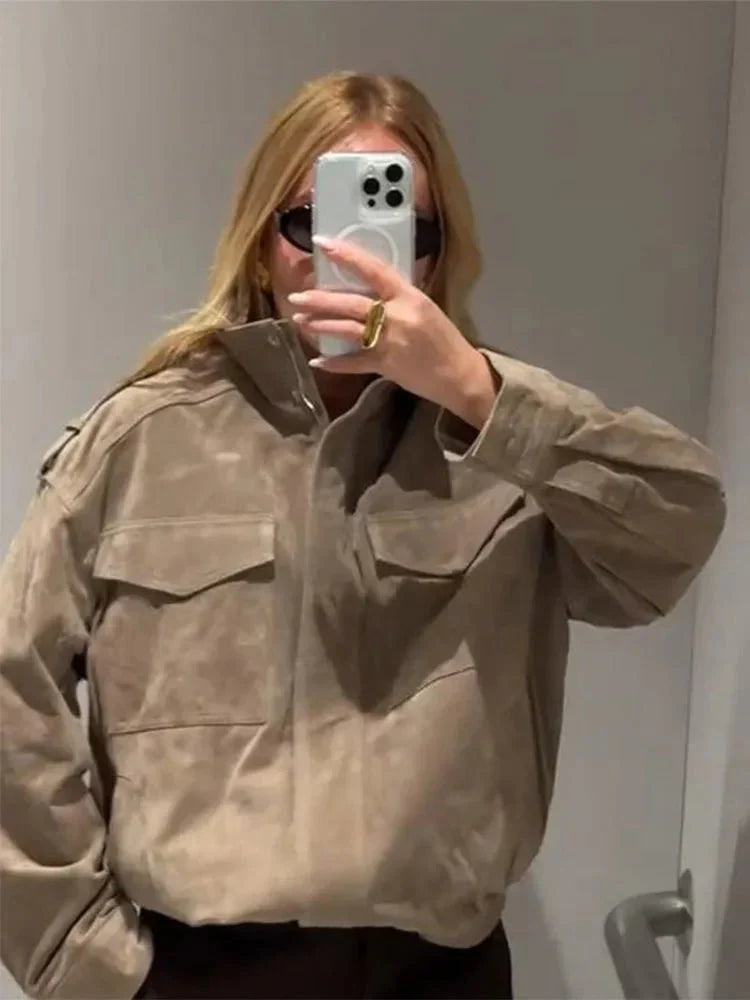 Leather Motorcycle Jacket Biker Style