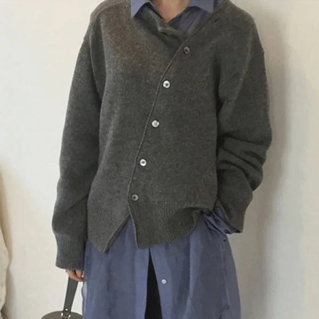 Pia - Comfortable Women's Jacket with Buttons