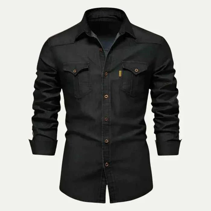 Slim Denim Shirt Modern Slim Fit