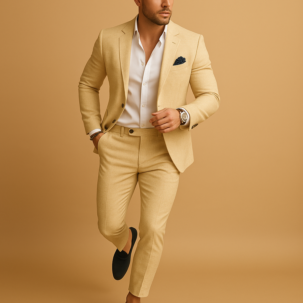 Men's Suit Slim Fit Elegant Black