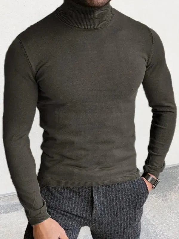 Men's Modern Turtleneck Knitted Sweater