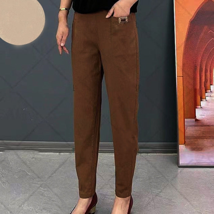 Comfort Fit Women's Cotton Trousers