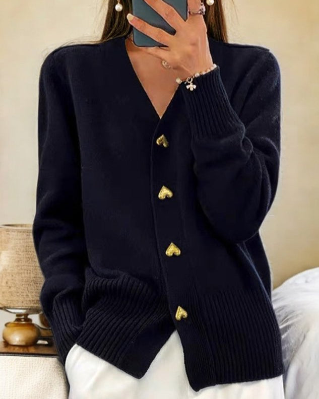 Women's Oversized Knit Cardigan Generous