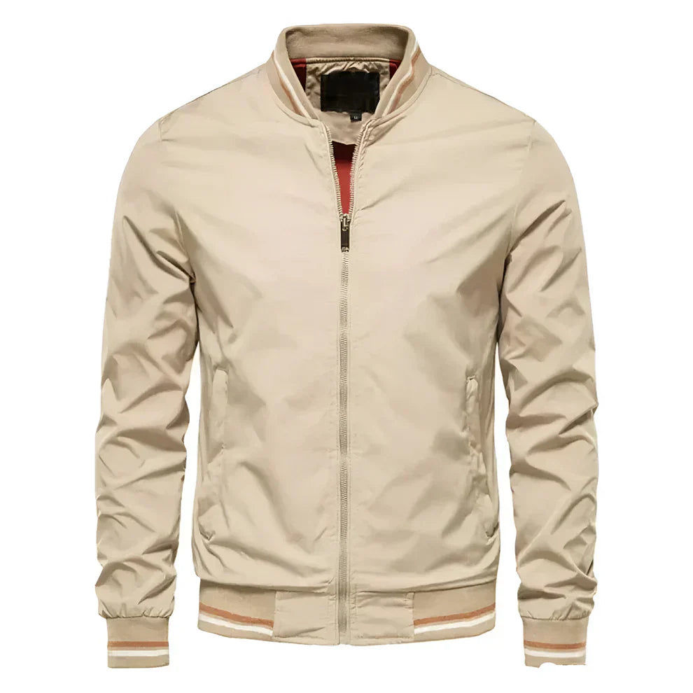 Men's Bomber Jacket Zipper Sporty Casual