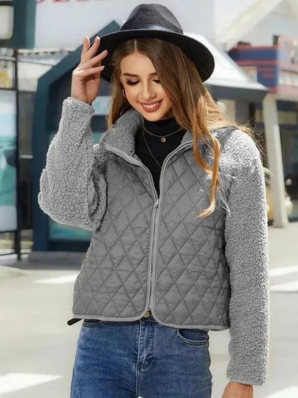 Fashionable Women's Jacket Slim Fit Design