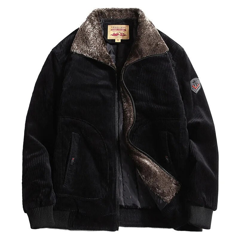 Stylish Men's Winter Coat Wool Blend Modern