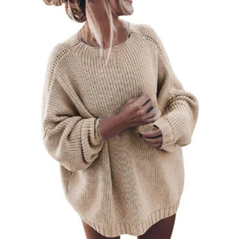 Damen Pullover Herbst Chic Baumwolle - IdealeKleiden