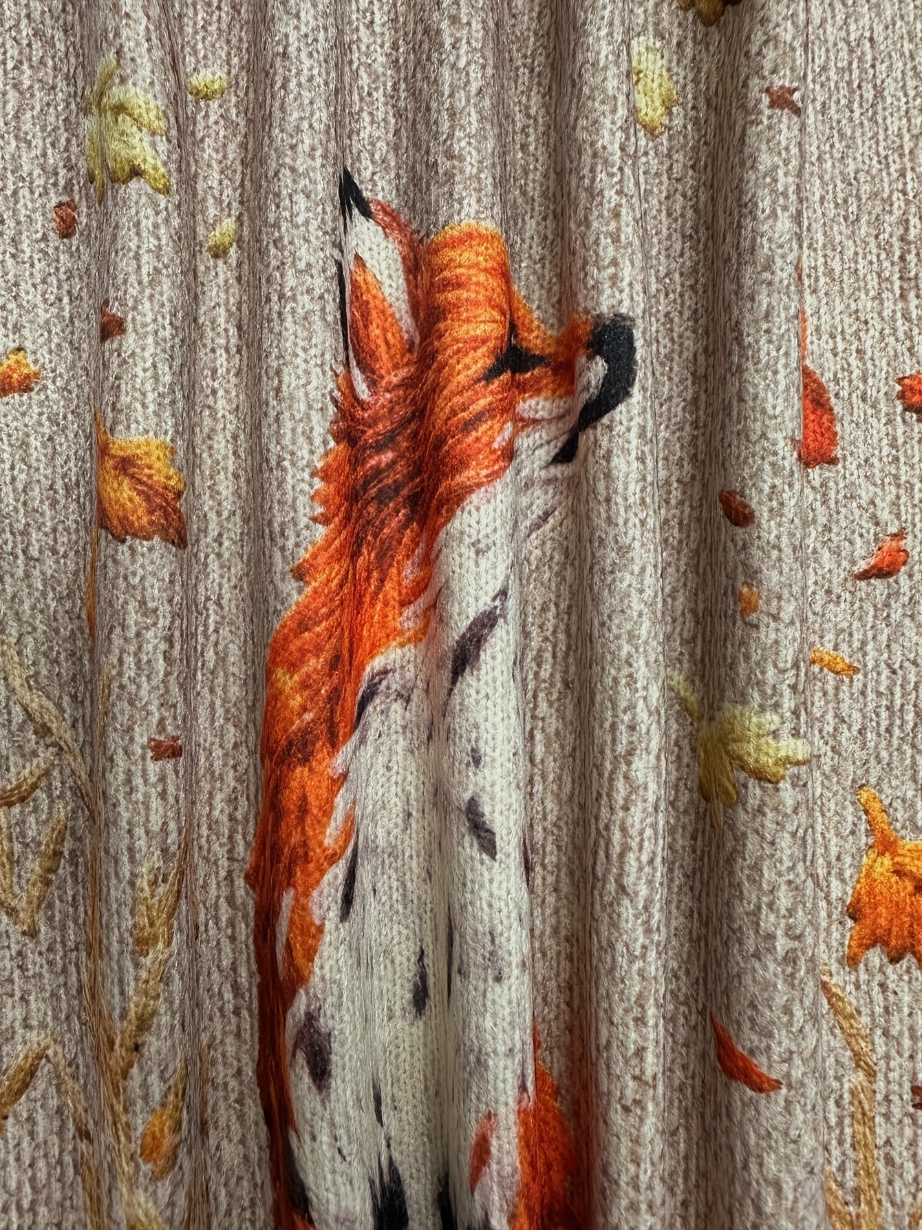 Modischer Fuchs Pullover Frauen - IdealeKleiden