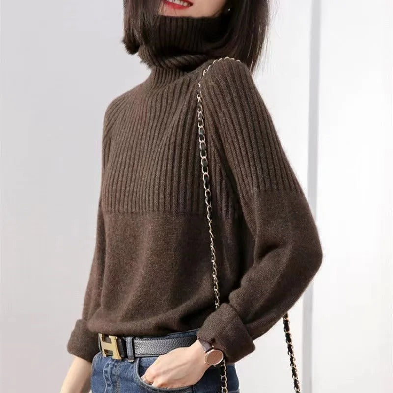 Fashionable Women's Turtleneck Sweaters