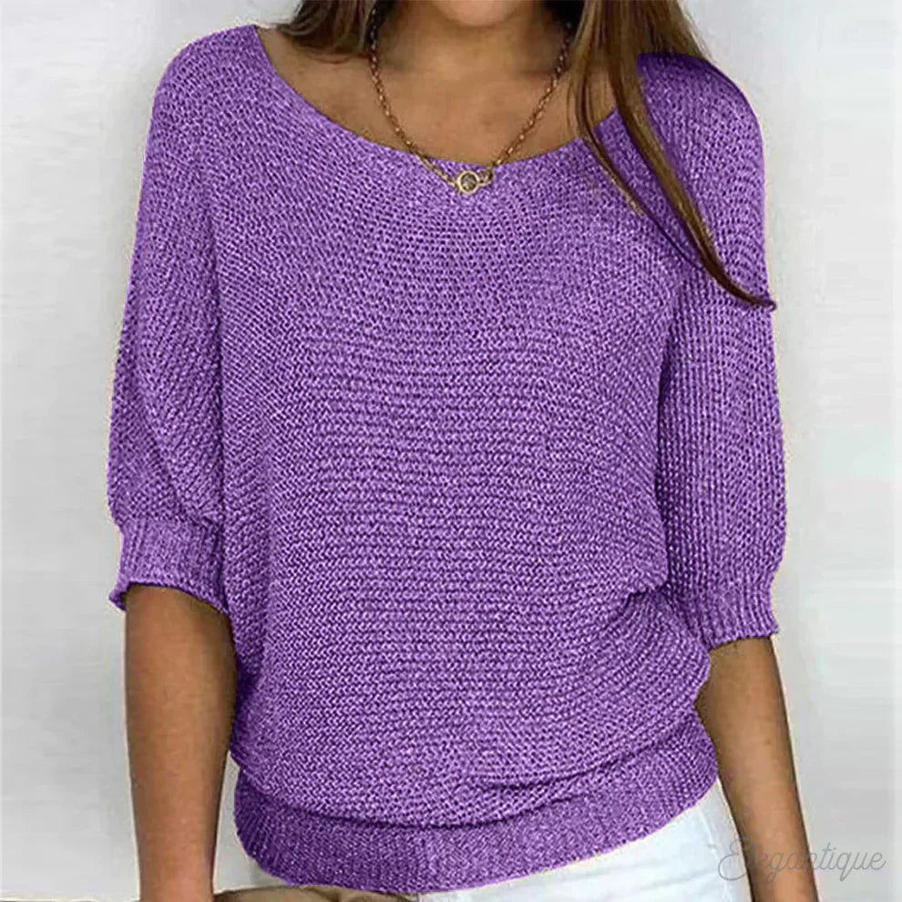 Elegant Women's Sweater Office Chic