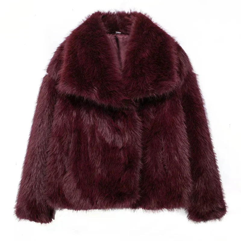 Women's Elegant Luxury Fur Jacket