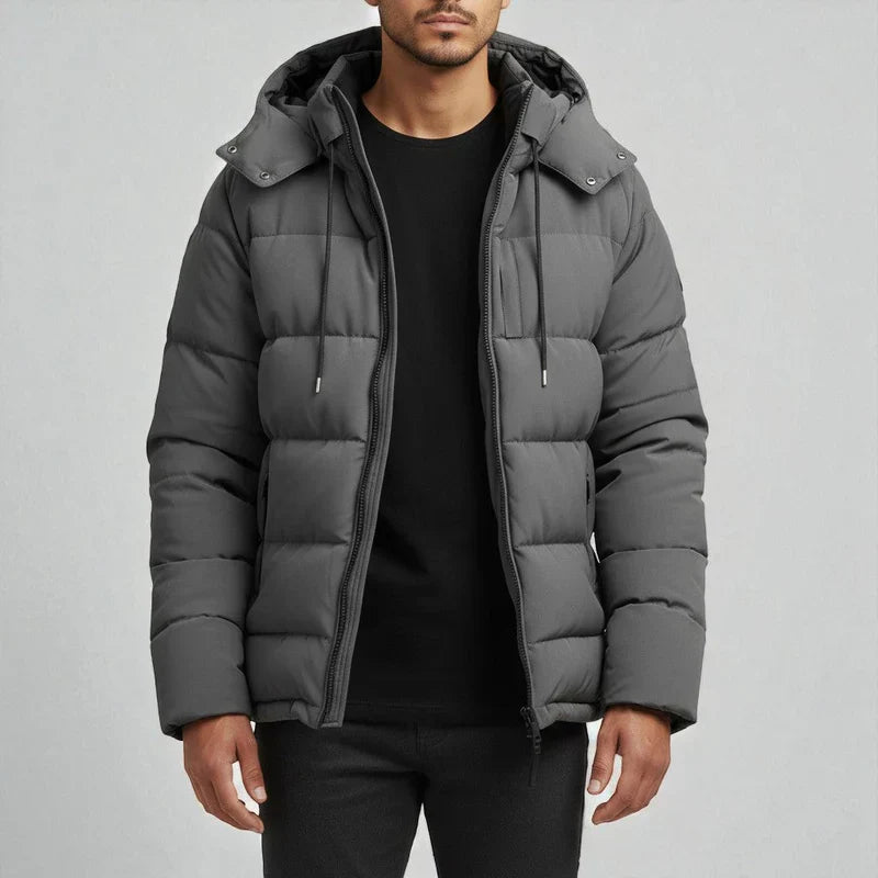 Waterproof Winter Jacket Warm Hood Insulation