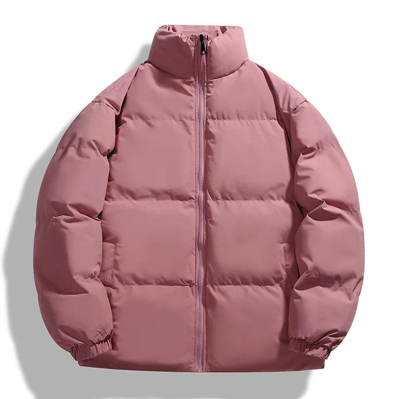 Oversized Puffer Jacket Padded High Neck