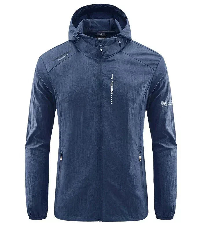Men's Windbreaker Jacket Sporty Waterproof