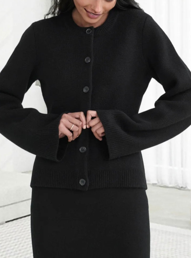 Women's Scarf Cardigan Round Neck Soft Comfortable