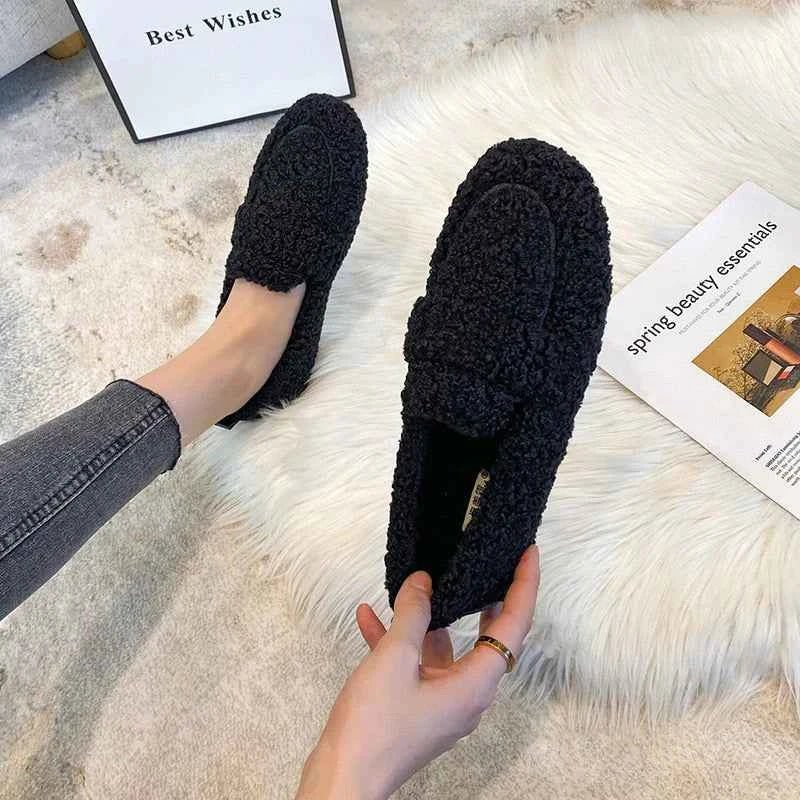 Plush Slippers High Comfort