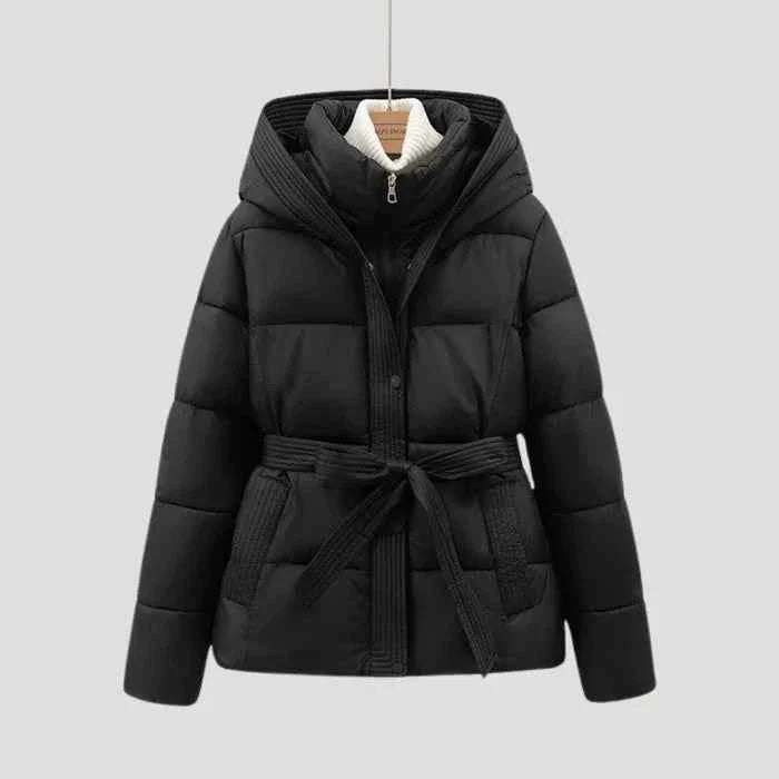 Winter Jacket with Belt Modern Women's Cut