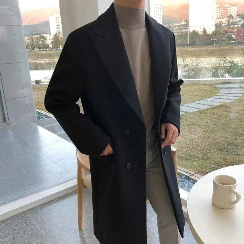 Men's Elegant Long Winter Coat