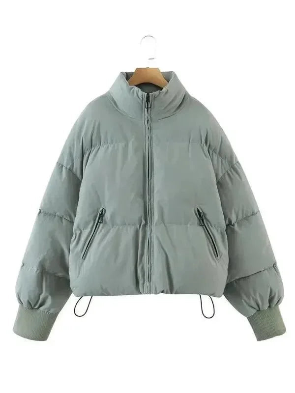 Women's Winter Jacket Stand-Up Collar Puffer Coat