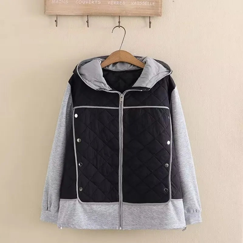 Women's Quilted Jacket Oversized Warm & Stylish